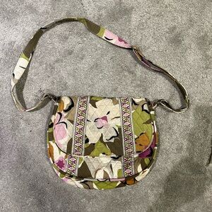 Vera Bradley Saddle Up crossbody bag in the Portobello Road pattern